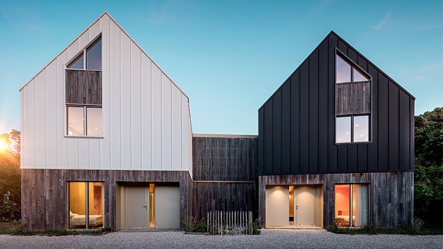 Twee woningen, één aluminium huid: precisie in elke felslijn