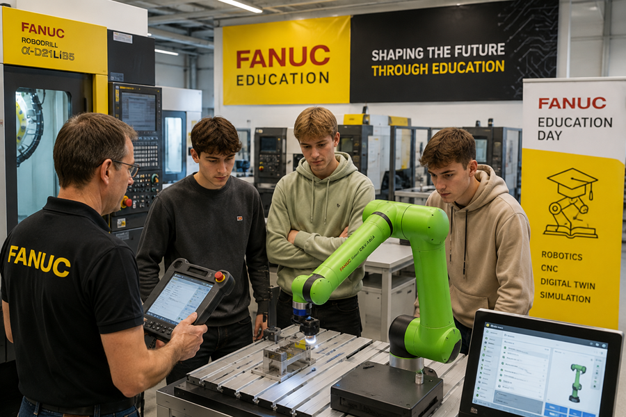 FANUC Education Day &amp; CRX Cobotdays : de la salle de classe à l'usine