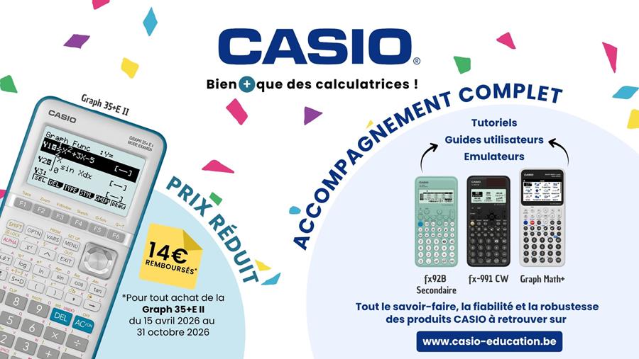 CASIO : bien plus que des calculatrices !