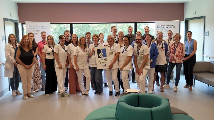 Le CHC MontLégia obtient le label « Maternité saine », une première belge