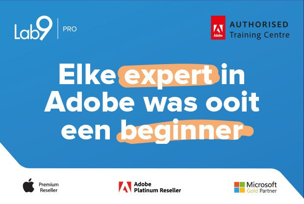 Elke expert in Adobe was ooit een beginner