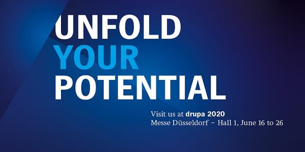 Welkom op drupa 2020. In Düsseldorf en Wiesloch-Walldorf