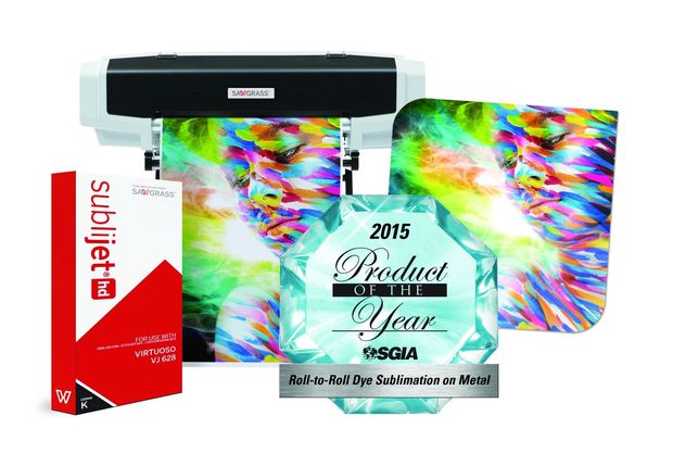 Les imprimantes Sawgrass VJ 628 nommées Produit de sublimation roll-to-roll de l'année