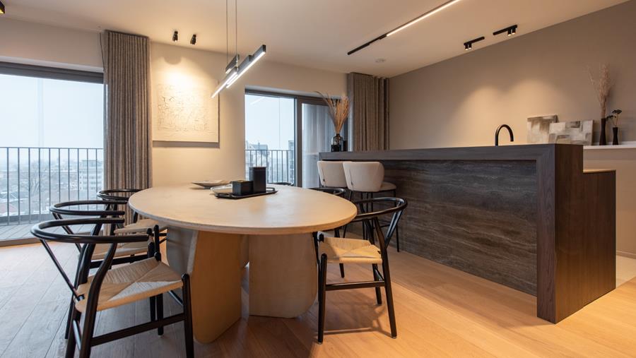 KREDO Keukendesign met l'accent sur l'aménagement intérieur total de luxe à Hasselt