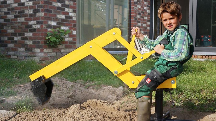 Maak zelf een houten graafkraan