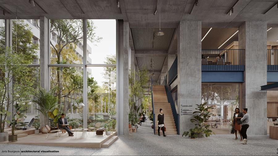 VITO premier locataire Bâtiment communautaire Arenberg