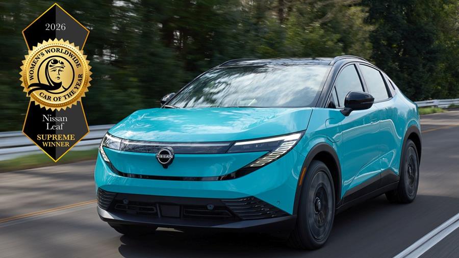 Nissan Leaf uitgeroepen tot Supreme Winner WWCOTY 2026
