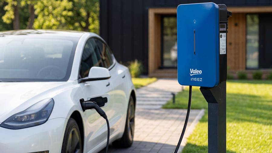 Valeo zet in op bidirectioneel laden met nieuwe Ineez-laadpaal