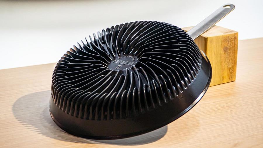 Pan met rakettechnologie: 50% minder gas en 35% sneller