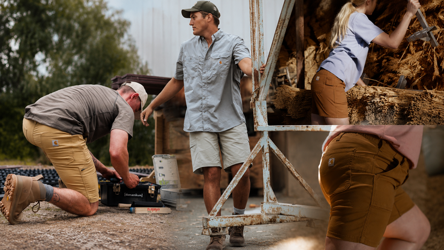 Restez au frais avec les shorts de travail Carhartt – pour femmes et hommes