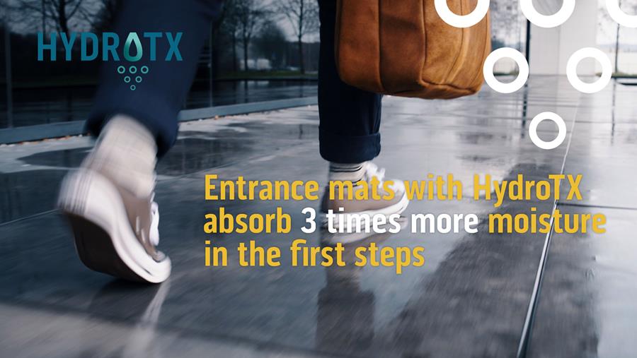 Les tapis d’entrée avec HydroTX